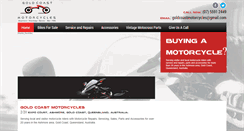 Desktop Screenshot of goldcoastmotorcycles.com